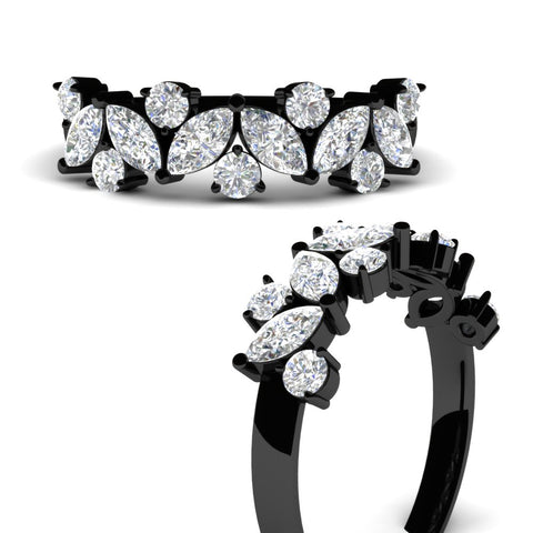 1.85-ct-vintage-diamond-wedding-bands-for-women-in-black-gold-FDWB2308-1.85CT-NL-BG