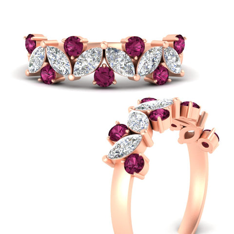 1.85-ct-vintage-pink-sapphire-wedding-bands-for-women-in-rose-gold-FDWB2308GSADRPI-1.85CT-NL-RG