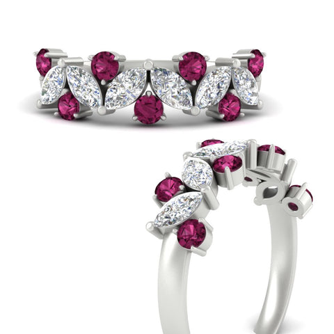 1.85-ct-vintage-pink-sapphire-wedding-bands-for-women-in-white-gold-FDWB2308GSADRPI-1.85CT-NL-WG