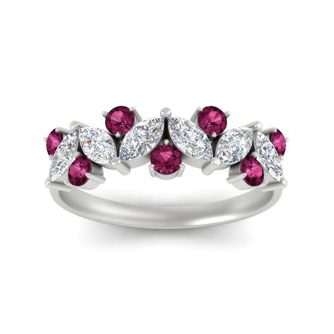 1.85-ct-vintage-pink-sapphire-wedding-bands-for-women-in-white-gold-FDWB2308GSADRPI-1.85CT-NL-WG