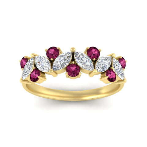 1.85-ct-vintage-pink-sapphire-wedding-bands-for-women-in-yellow-gold-FDWB2308GSADRPI-1.85CT-NL-YG