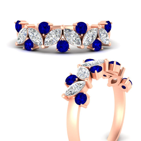 1.85-ct-vintage-sapphire-wedding-bands-for-women-in-rose-gold-FDWB2308GSABL-1.85CT-NL-RG