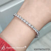 Load image into Gallery viewer, 10-Ct-lab-diamond-tennis-bracelet-in-14k-white-gold-FDBRC8635RO-10.00-CT-FANCY1-NL-WG