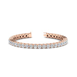 Load image into Gallery viewer, 10-Ct.-Diamond-Tennis-Bracelet-In-Rose-Gold-FDBRC8635RO-10.00-CT-NL-RG
