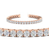 Load image into Gallery viewer, 10-Ct.-Diamond-Tennis-Bracelet-In-Rose-Gold-FDBRC8635ROANGLE2-10.00-CT-NL-RG