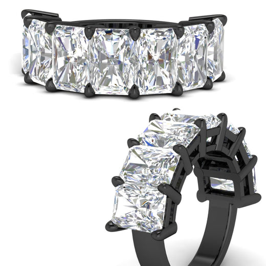 10-carat-7-stone-radiant-cut-wedding-ring-in-black-gold-FD8008RABANGLE3-10.00CT-NL-BG
