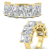 Load image into Gallery viewer, 10-carat-7-stone-radiant-cut-wedding-ring-in-yellow-gold-FD8008RABANGLE3-10.00CT-NL-YG