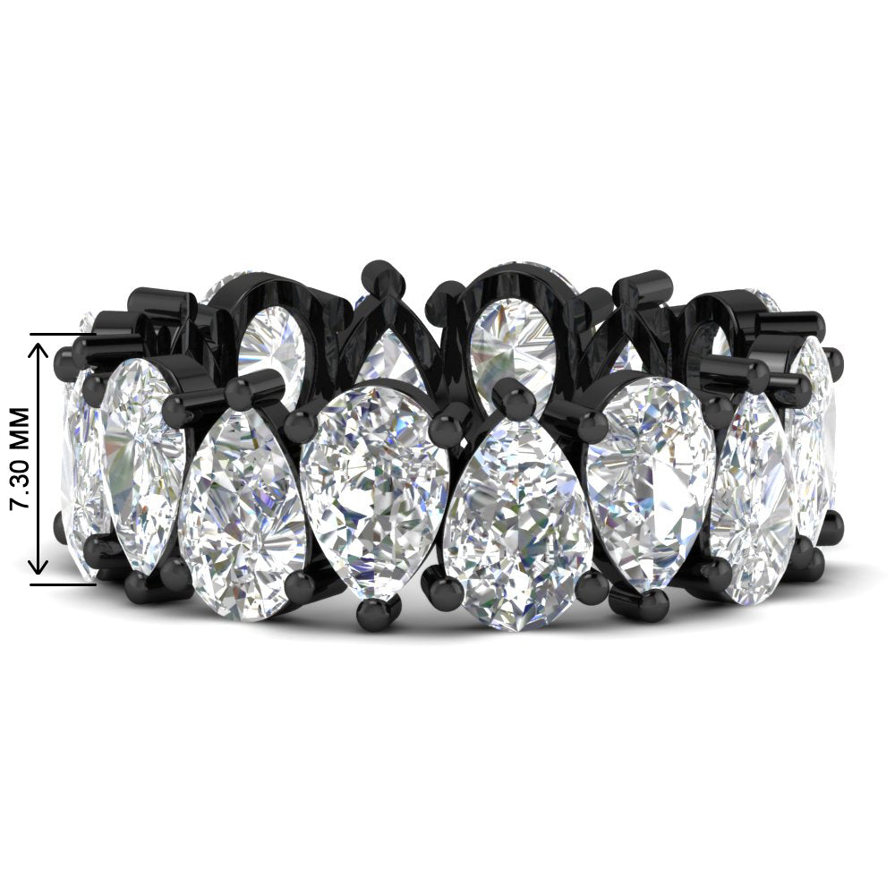 10-carat-alternating-pear-shaped-diamond-eternity-band-in-black-gold-FDEWB10554PE-10.00CT-NL-BG-HW