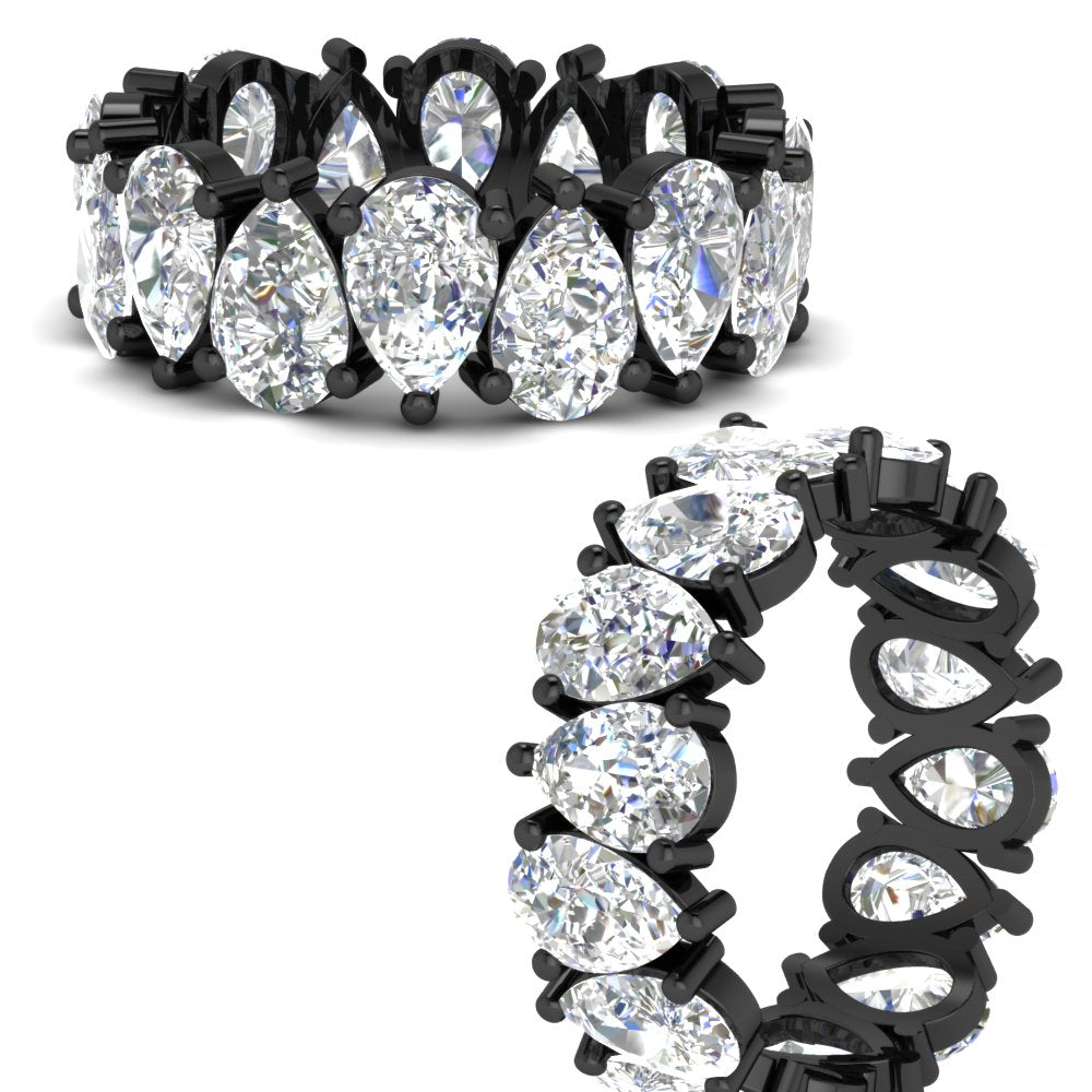 10-carat-alternating-pear-shaped-diamond-eternity-band-in-black-gold-FDEWB10554PEANGLE3-10.00CT-NL-BG
