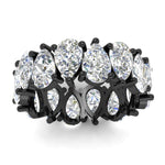 Load image into Gallery viewer, 10-carat-alternating-pear-shaped-diamond-eternity-band-in-black-gold-FDEWB10554PEANGLE5-10.00CT-NL-BG
