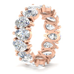 Load image into Gallery viewer, 10-carat-alternating-pear-shaped-diamond-eternity-band-in-rose-gold-FDEWB10554PEANGLE2-10.00CT-NL-RG
