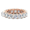 Load image into Gallery viewer, 10-carat-asscher-cut-diamond-eternity-wedding-band-in-rose-gold-FDEWB8321AS-10.00CT-NL-RG-HW