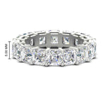 Load image into Gallery viewer, 10-carat-asscher-cut-diamond-eternity-wedding-band-in-white-gold-fdewb8321-as-10-00-ct-nl-wg-hw
