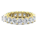 Load image into Gallery viewer, 10-carat-asscher-cut-diamond-eternity-wedding-band-in-yellow-gold-FDEWB8321AS-10.00CT-NL-YG-HW
