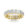 Load image into Gallery viewer, 10-carat-asscher-cut-diamond-eternity-wedding-band-in-yellow-gold-FDEWB8321ASANGLE5-10.00CT-NL-YG