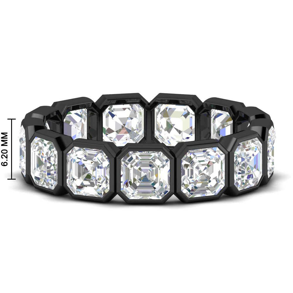 10-carat-bezel-set-asscher-cut-eternity-band-in-black-gold-FDEWB10567AS-10.00CT-NL-BG