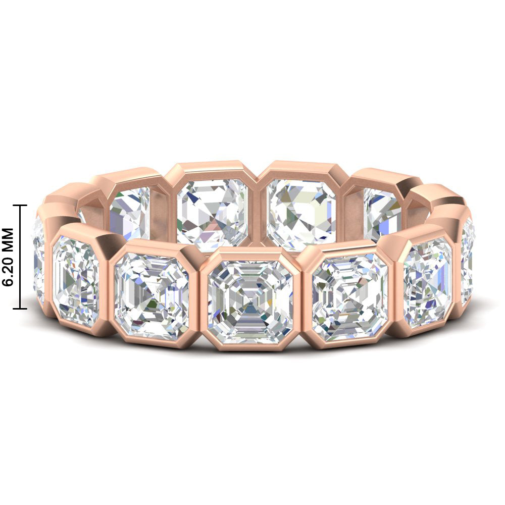 10-carat-bezel-set-asscher-cut-eternity-band-in-rose-gold-FDEWB10567AS-10.00CT-NL-RG