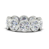 Load image into Gallery viewer, 10-carat-bezel-set-round-diamond-eternity-band-in-white-gold-FDEWB10558ROANGLE3-10.00CT-NL-WG