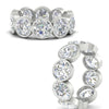 Load image into Gallery viewer, 10-carat-bezel-set-round-diamond-eternity-band-in-white-gold-FDEWB10558ROANGLE3-10.00CT-NL-WG