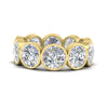 Load image into Gallery viewer, 10-carat-bezel-set-round-diamond-eternity-band-in-yellow-gold-FDEWB10558ROANGLE3-10.00CT-NL-YG