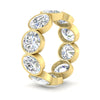 Load image into Gallery viewer, 10-carat-bezel-set-round-diamond-eternity-band-in-yellow-gold-FDEWB10558ROANGLE3-10.00CT-NL-YG