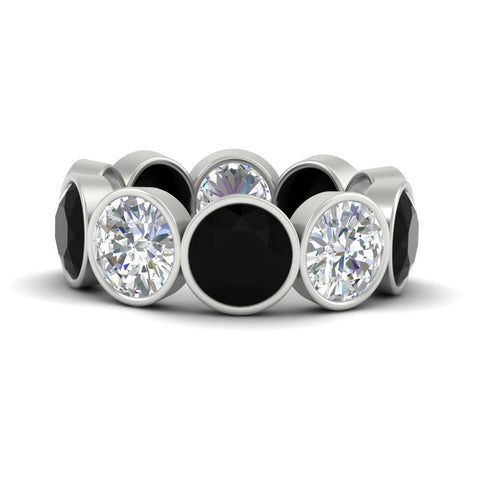 10-carat-bezel-set-round-diamond-eternity-band-with-black-diamond-in-white-gold-FDEWB10558ROGBLACKANGLE3-10.00CT-NL-WG