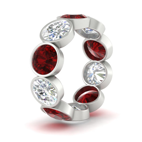 10-carat-bezel-set-round-diamond-eternity-band-with-ruby-in-white-gold-FDEWB10558ROGRUDRANGLE3-10.00CT-NL-WG