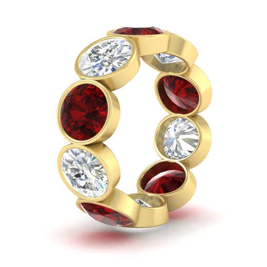 10-carat-bezel-set-round-diamond-eternity-band-with-ruby-in-yellow-gold-FDEWB10558ROGRUDRANGLE3-10.00CT-NL-YG