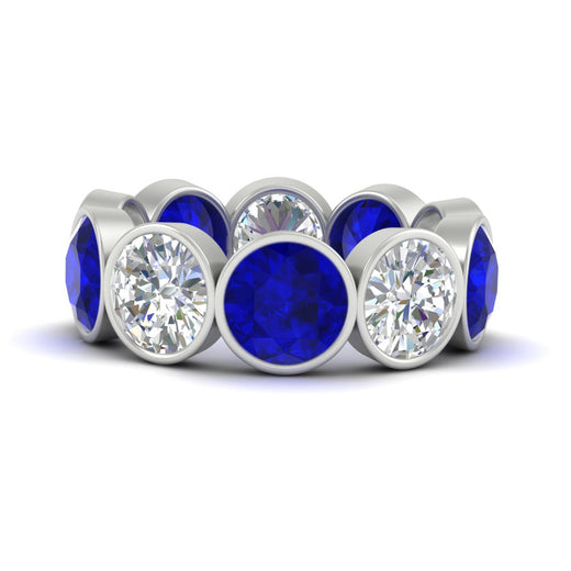 10-carat-bezel-set-round-diamond-eternity-band-with-sapphire-in-white-gold-FDEWB10558ROGSABLANGLE3-10.00CT-NL-WG