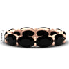 Load image into Gallery viewer, 10-carat-black-diamond-eternity-wedding-band-oval-shape-in-rose-gold-FDEWB8425OVGBLACK-10.00CT-NL-RG-HW