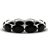 Load image into Gallery viewer, 10-carat-black-diamond-eternity-wedding-band-oval-shape-in-white-gold-FDEWB8425OVGBLACK-10.00CT-NL-WG