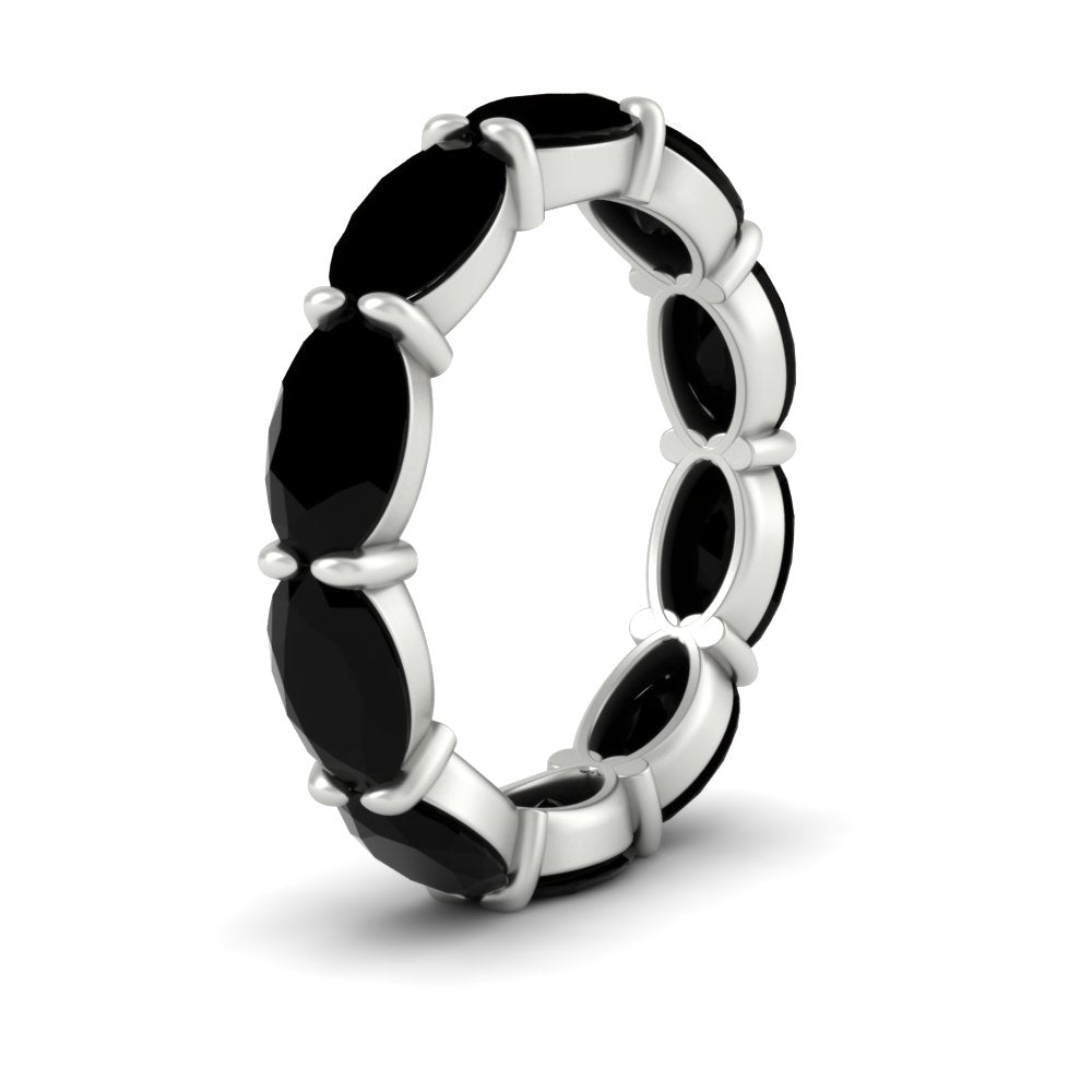 10-carat-black-diamond-eternity-wedding-band-oval-shape-in-white-gold-FDEWB8425OVGBLACKANGLE2-10.00CT-NL-WG