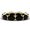 Load image into Gallery viewer, 10-carat-black-diamond-eternity-wedding-band-oval-shape-in-yellow-gold-FDEWB8425OVGBLACK-10.00CT-NL-YG