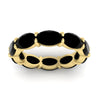 Load image into Gallery viewer, 10-carat-black-diamond-eternity-wedding-band-oval-shape-in-yellow-gold-FDEWB8425OVGBLACKANGLE5-10.00CT-NL-YG