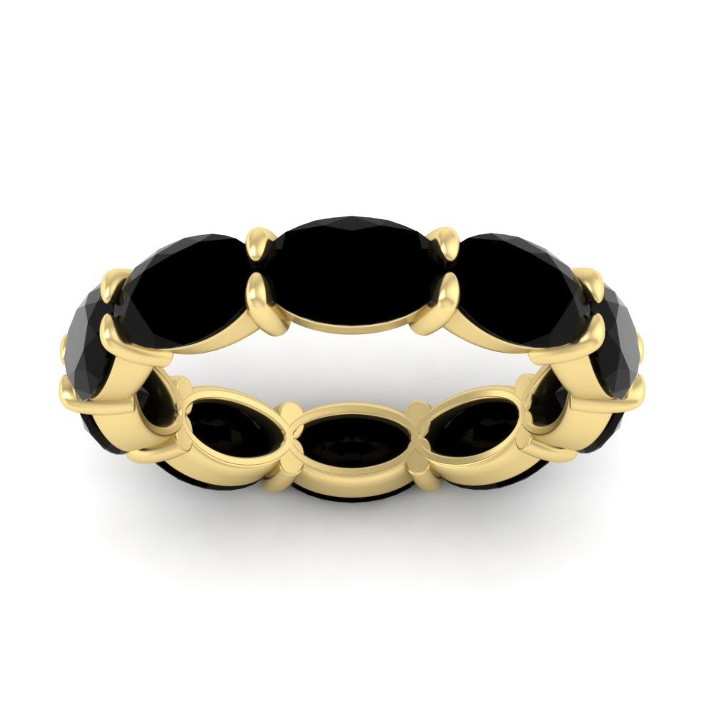 10-carat-black-diamond-eternity-wedding-band-oval-shape-in-yellow-gold-FDEWB8425OVGBLACKANGLE5-10.00CT-NL-YG