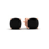 Load image into Gallery viewer, 10-carat-cushion-cut-black-diamond-basket-stud-earring-in-rose-gold-fdear10411cugblackangle1-10.00ct-nl-rg.jpg
