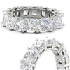 Load image into Gallery viewer, 10-carat-cushion-cut-diamond-eternity-wedding-band-in-white-gold-FDEWB9296CUANGLE3-10.00CT-WG