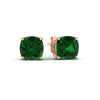 Load image into Gallery viewer, 10-carat-cushion-cut-emerald-basket-stud-earring-in-rose-gold-fdear10411cugemgrangle1-10.00ct-nl-rg.jpg
