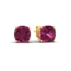 Load image into Gallery viewer, Cushion Cut Pink Sapphire Stud Earring