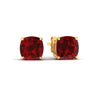 Load image into Gallery viewer, 10-carat-cushion-cut-ruby-basket-stud-earring-in-yellow-gold-fdear10411cugrudrangle1-10.00ct-nl-yg.jpg