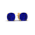 Load image into Gallery viewer, 10-carat-cushion-cut-sapphire-basket-stud-earring-in-yellow-gold-fdear10411cugsablangle1-10.00ct-nl-yg.jpg