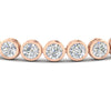 Load image into Gallery viewer, 10 Carat Diamond Bezel Set Tennis Bracelet