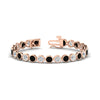 Load image into Gallery viewer, 10-carat-diamond-bezel-set-tennis-bracelet