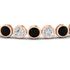 Load image into Gallery viewer, 10-carat-diamond-bezel-set-tennis-bracelet