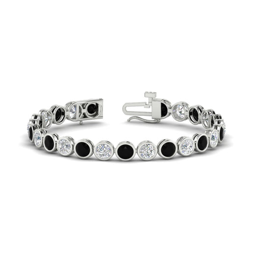 10 Carat Diamond Bezel Set Tennis Bracelet