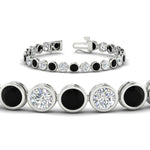 Load image into Gallery viewer, 10 Carat Diamond Bezel Set Tennis Bracelet
