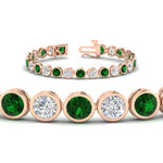 Load image into Gallery viewer, 10 Carat Diamond Bezel Set Tennis Bracelet
