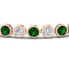 Load image into Gallery viewer, 10 Carat Diamond Bezel Set Tennis Bracelet