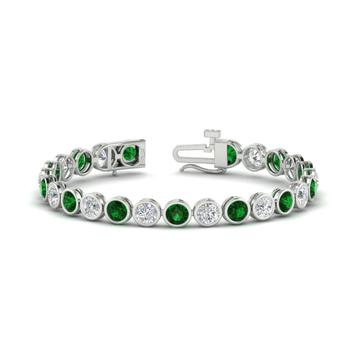 10 Carat Diamond Bezel Set Tennis Bracelet
