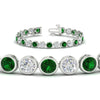 Load image into Gallery viewer, 10 Carat Diamond Bezel Set Tennis Bracelet